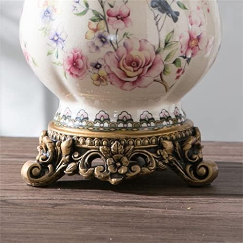 Vaso de cerâmica de flor rosa chunyu vasos retrô decoração de casa decoração de decoração de decoração