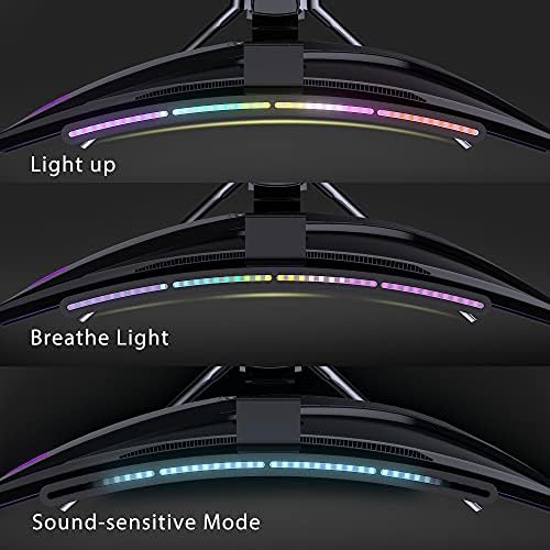 Monifo Curved Monitor Light Bar para monitor curvado, monitor as luzes com controle remoto sem fio,