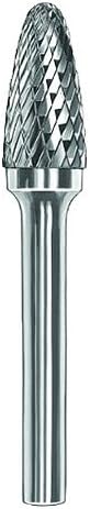 SGS Tool Company 20286 SF-5m Deep Double Cut Carbide Bur 1/2 Diâmetro de 6 mm Diâmetro do haste
