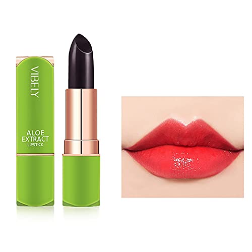 Kit de produtos coreanos de maquiagem de longa duração Aloin Balm Mudança de cor hidratante e batom de lábios