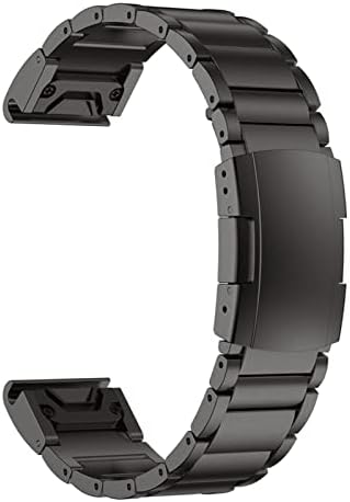 Dfamin Substituição de pulseira de liga de ajuste rápido para Garmin Fenix ​​7 7x 6x/6x Pro Watchbands