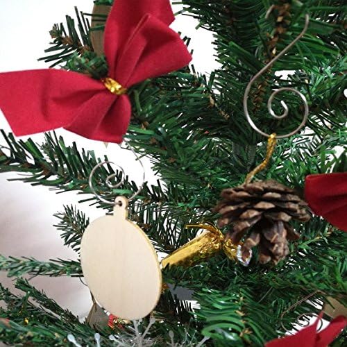 Ornamentos de Natal de Cualfec ganchos cabide de árvore de Natal ótima para decoração de árvores de Natal