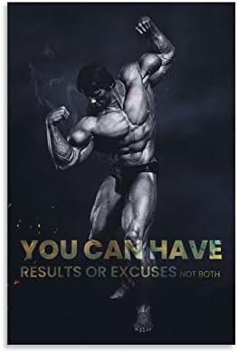 Arnold Schwarzenegger Fitness Poster de ginástica Arte da parede Arte da parede Deco Poster Poster Arte de