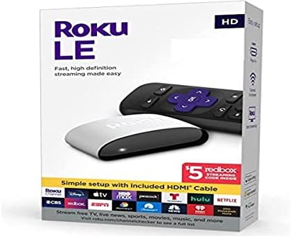 Roku Le Streaming Media Player 3930S3, Fast, alta definição - 1080p Full HD, branco