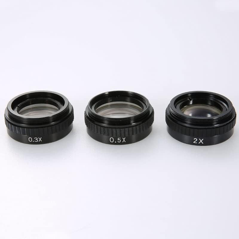 Acessórios para microscópio Lens de microscópio de vídeo industrial 120x 180x 300x Linhagem 0,3x