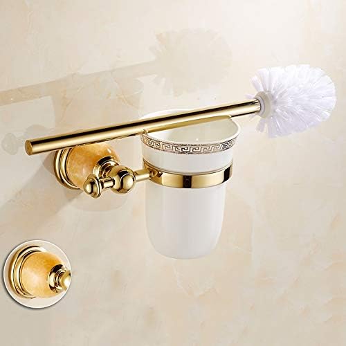 N/um higiênico jade de ouro rosa de ouro rosa configuração de escova de vaso sanitário banheiro banheiro