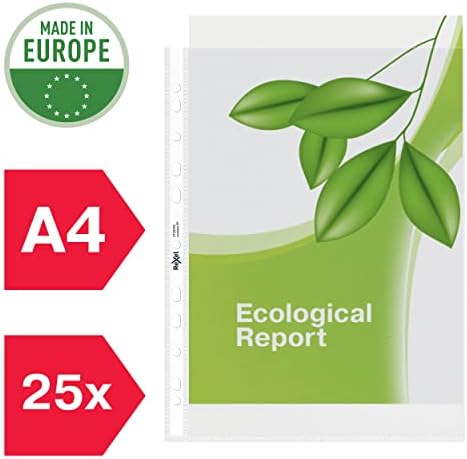 Rexel Ecodesk Premium A4 Polsos perfurados, recicláveis, em relevo, pacote de 30, 2102242