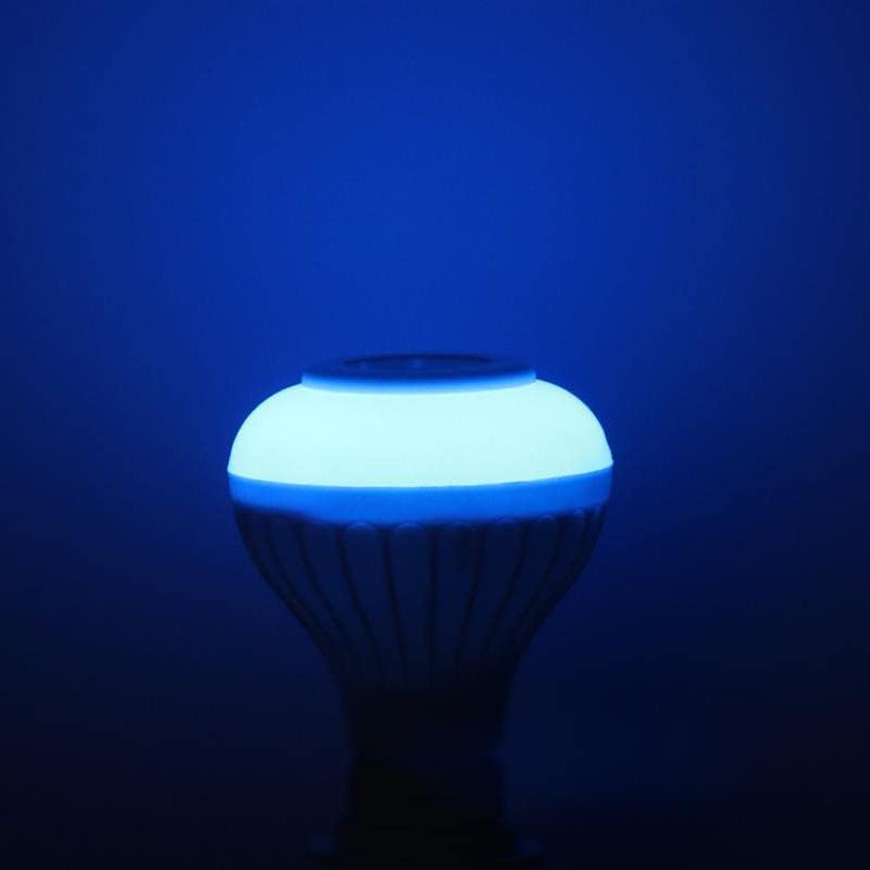Luzes de tensão larga do FOTENI 20PCS AC220/110V SMART E27 12W LED BULBO LED RGB Light Wireless Wireless