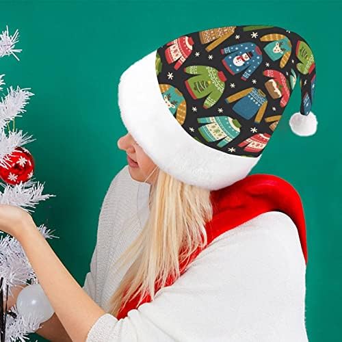 Chapéu de Natal de Christmas de Natal Feio para Adultos Unissex Comfortar Classic Capace Capact de Natal para