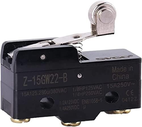 Micro comutadores de dobradiça de rolo curto normalmente abre/fecha o interruptor limite da alavanca