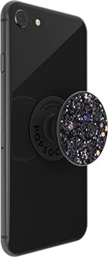 Popsockets Phone Grip com Kickstand em expansão, PopSockets para telefone - Sparkle Black
