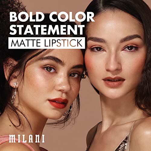 Milani Bold Color Declaração Matte Lipstick - Estou confiante de batom vegano, sem crueldade,