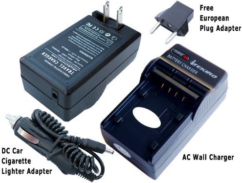 iTEKIRO Replacement Battery Charger Kit for JVC BN-VF808 BN-VF808U BN-VF815 BN-VF815U BN-VF823