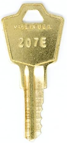 Chaves de substituição do armário de arquivo Hon 207E: 2 chaves