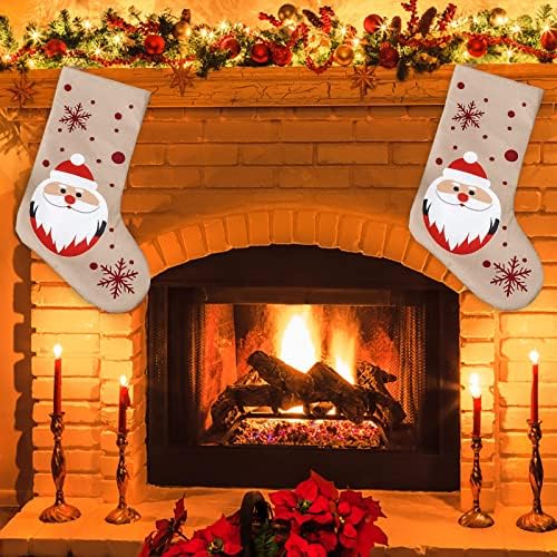 Presentes de doces meias de lareira personalizada meia decorações de casa de Natal e acessórios para