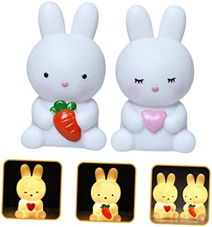 OSALADI 10 PCS Nightlight Baby Cartoon Crianças para coelhinho Night Room Presente Animal Rabbit Kawaii