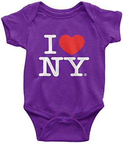 Eu amo NY Baby Bodysuit oficialmente licenciado infantil Snaputuit