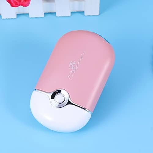 Solustre Mini Fan Fan Recarregable Fan Fan 3pcs Mini Secador USB Air Sheelash Blower Rápido para