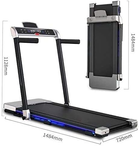 Mgizljj Treadmill para caminhar, dobrando esteiras para pequenos espaços, equipamento de corrida compacto de fitness