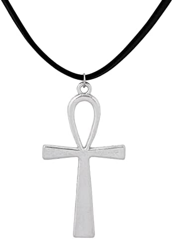Colar cruzado gótico sacina, gargantilha cruzada, colar cruzado para mulheres, colares góticos, presente de jóias
