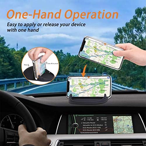STAONT CAR Phone Titular, Anti-Slip Silicone Dashboard Car Pad compatível com iPhone, Samsung, Android