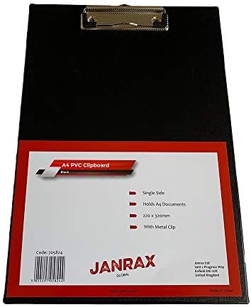 JanRax A4 Black PVC Single Drela