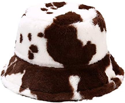 Faux Bucket Hat Women Women Outdoor Plexh Winter Hat Protection Caps de beisebol quente Roupas