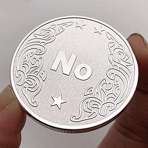 Decisão Lucky Love Sim Silver banhado com comemorativo Coleta de moeda em moeda em moeda de moeda de dentes