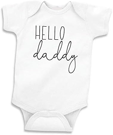 Bump e Beyond Designs Hello Daddy Surpree a gravidez anúncio para o novo pai