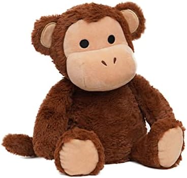 AVOCATT AOLABLE A PLUSH MONKEIRO PHETILADO - 10 polegadas sem perfume Microwavable Monkey Toy - almofada de