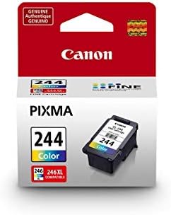 CANON 3 PACK CL-244 Cartucho de tinta colorido para impressoras de jato de tinta Pixma IP, MX,