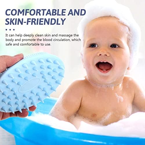 Escova de banho de areia de silicone de silicone beaavorty, escovas de banho de silicone escovas de chuveiro de