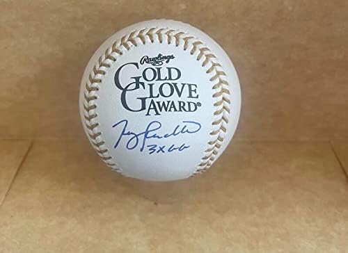 Terry Pendleton 3xg.g. Braves/Cardinals assinado Gold Glove Baseball JSA AC66383
