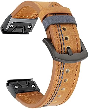 Aehon para Garmin Fenix ​​5 5x mais 6 6x Pro 3 h Smart Watch Leather Band Straplet para Forerunner