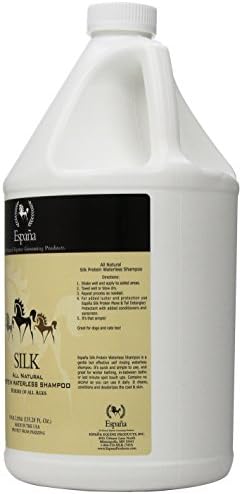 Espana Silk Esp0225E especialmente formulado proteína de seda shampoo sem água para cavalos, 135,28 onças