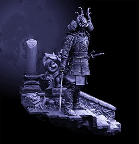 1/24 Modelo de soldado de resina Antigo kit de miniatura de guerreiro demoníaco // ln9-72