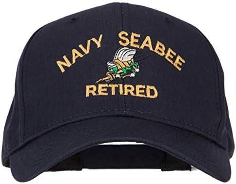 US Navy CPO aposentado Militar Bordado Bordado Cot Cotton Pro Style Cap