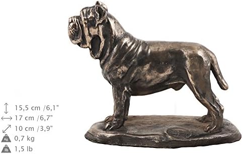 Mastino napolitano, memorial, urna para as cinzas de cachorro, com estátua de cães, exclusiva, Artdog