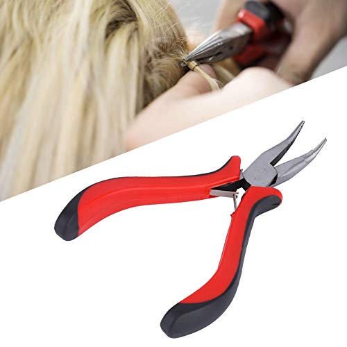 Extensão do cabelo Remova o alicate puxando gancho, extensão de cabelo profissional Micro Ring Plier Tool