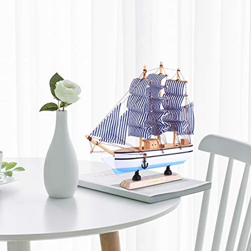 Kit de modelos de navio de madeira Veemoon Modelo de veleiro de madeira Modelo de vela náutica Navio