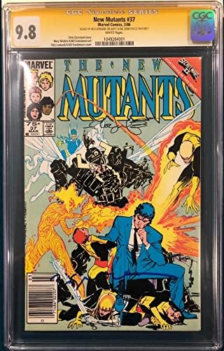 New Mutants 37 CGC SS 9.6 Bill Sienkiewicz assinou quadrinhos NÃO CBCS