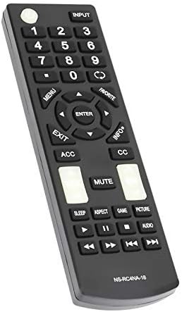 AIDITIYMI NS-RC4NA-18 Remote Control Replacement for Insignia TV NS-32D311NA17 NS-32D311MX17 NS-40D420NA18