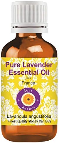 Deve Herbes Pure Lavanda Essential Oil Premium Premium Grade para cabelos, pele e aromaterapia 30ml