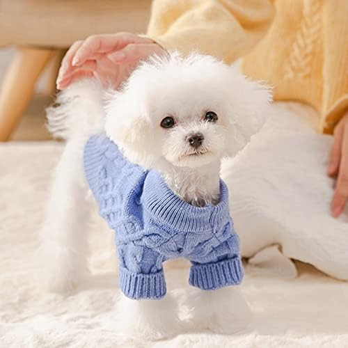 Adquirir suéter para cães para cães de cães de malha de malha cães cães fantasia algodão outono