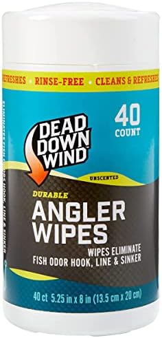 Dead Down Wind Pishing Angler Wipes - 40 contagem…