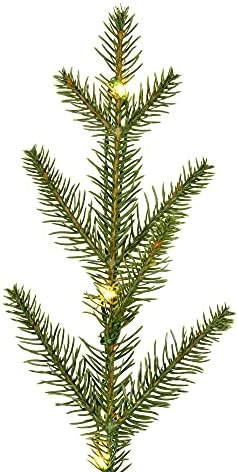 Vickerman 3 'Gibson Slim Poted Pine Artificial Christmas Tree, Luzes LED de Dura -Dura branca quente