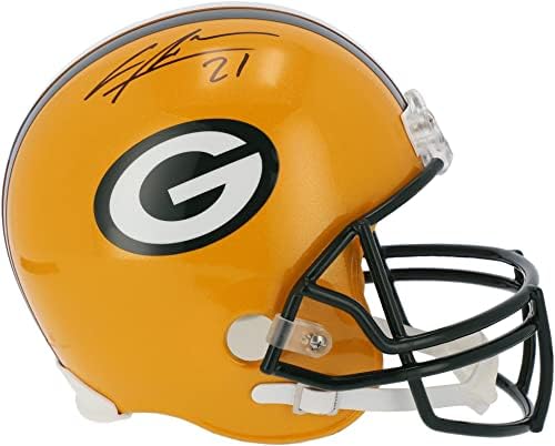 Charles Woodson Green Bay Packers Autographed Riddell Réplica Capacete - Capacetes NFL autografados