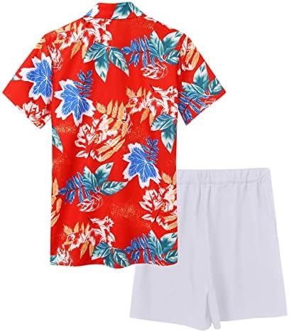 Summer de verão de 2 peças de traje masculino masculino de verão lazer Havaí Holiday Beach Beach de trajes