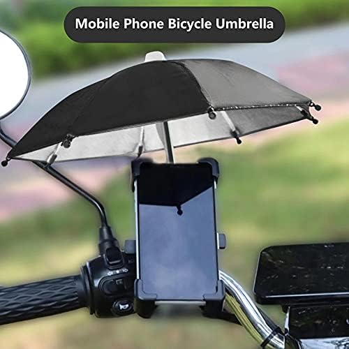 Mini -guarda -chuva de Morechioce para celular, suporte para telefone, guarda -chuva, proteção contra UV Protection