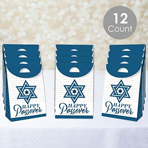 Big Dot of Happiness Feliz Páscoa - Pesach Jewish Holiday Gift Favors Sacos - Goodie Boxes -